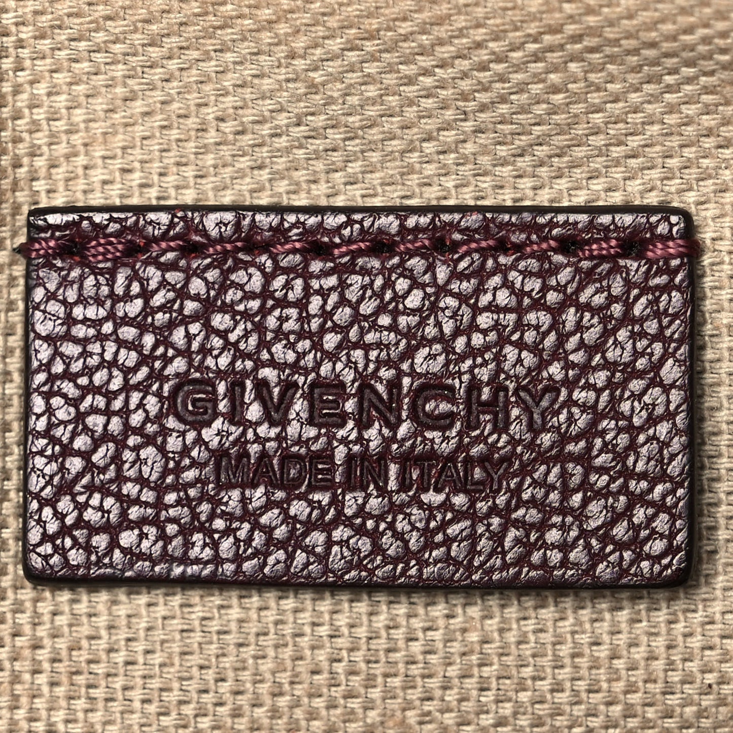 Sugar Goatskin Antigona Pouch Burgundy