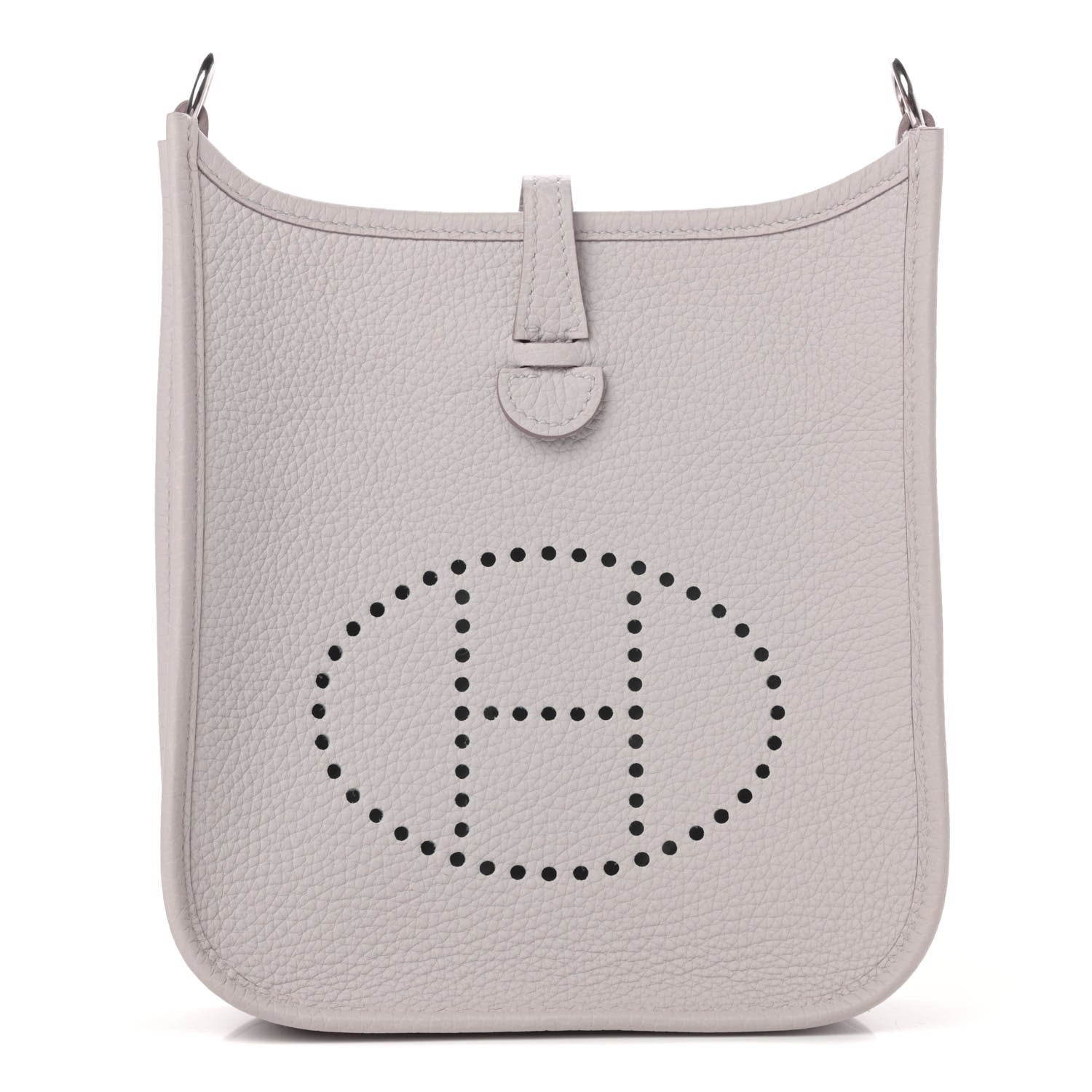 Hermes Taurillon Clemence Amazone Evelyne TPM Gris Perle Etain 1 of 9