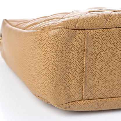 Chanel Caviar Quilted Hobo Beige 5 of 13