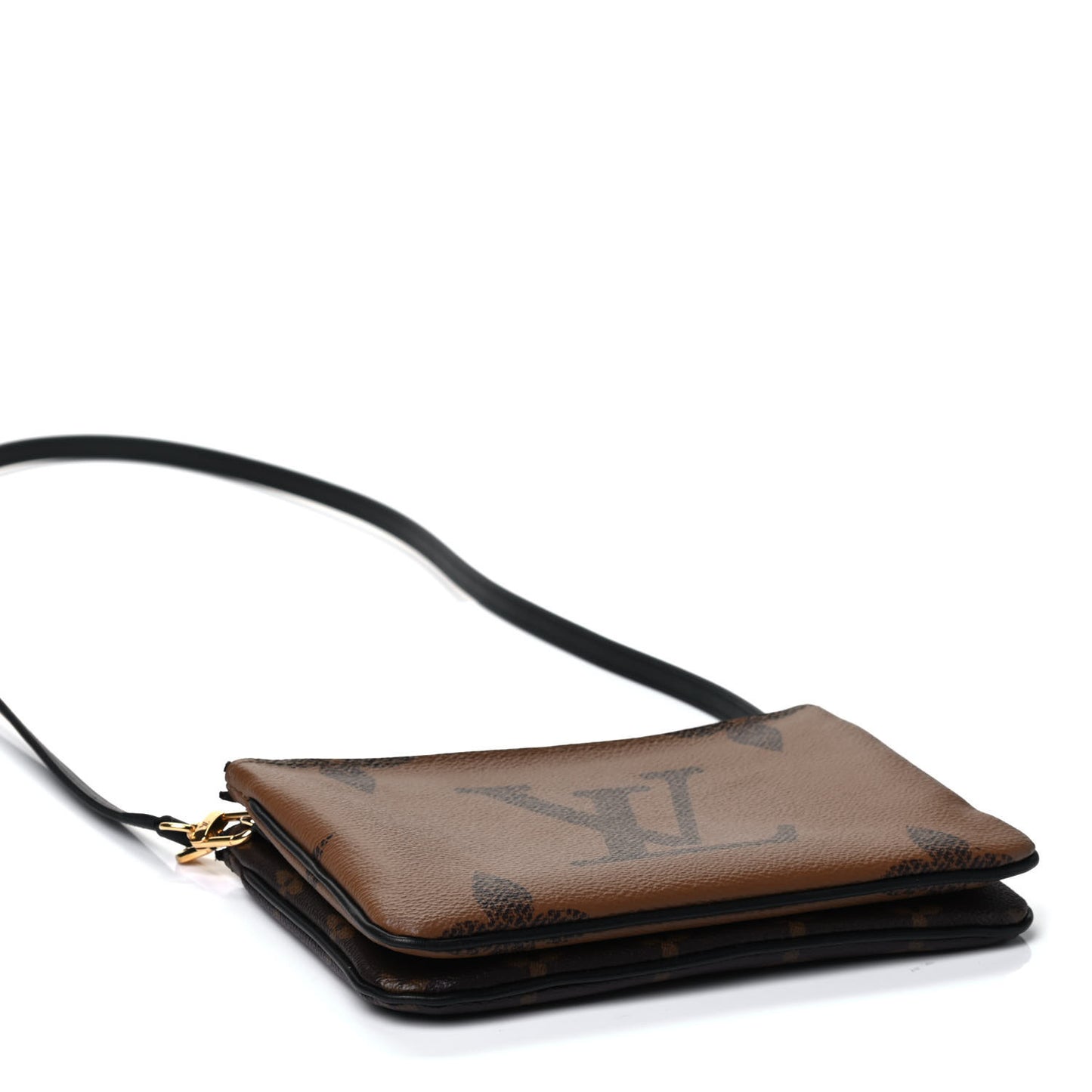 Reverse Monogram Giant Double Zip Pochette