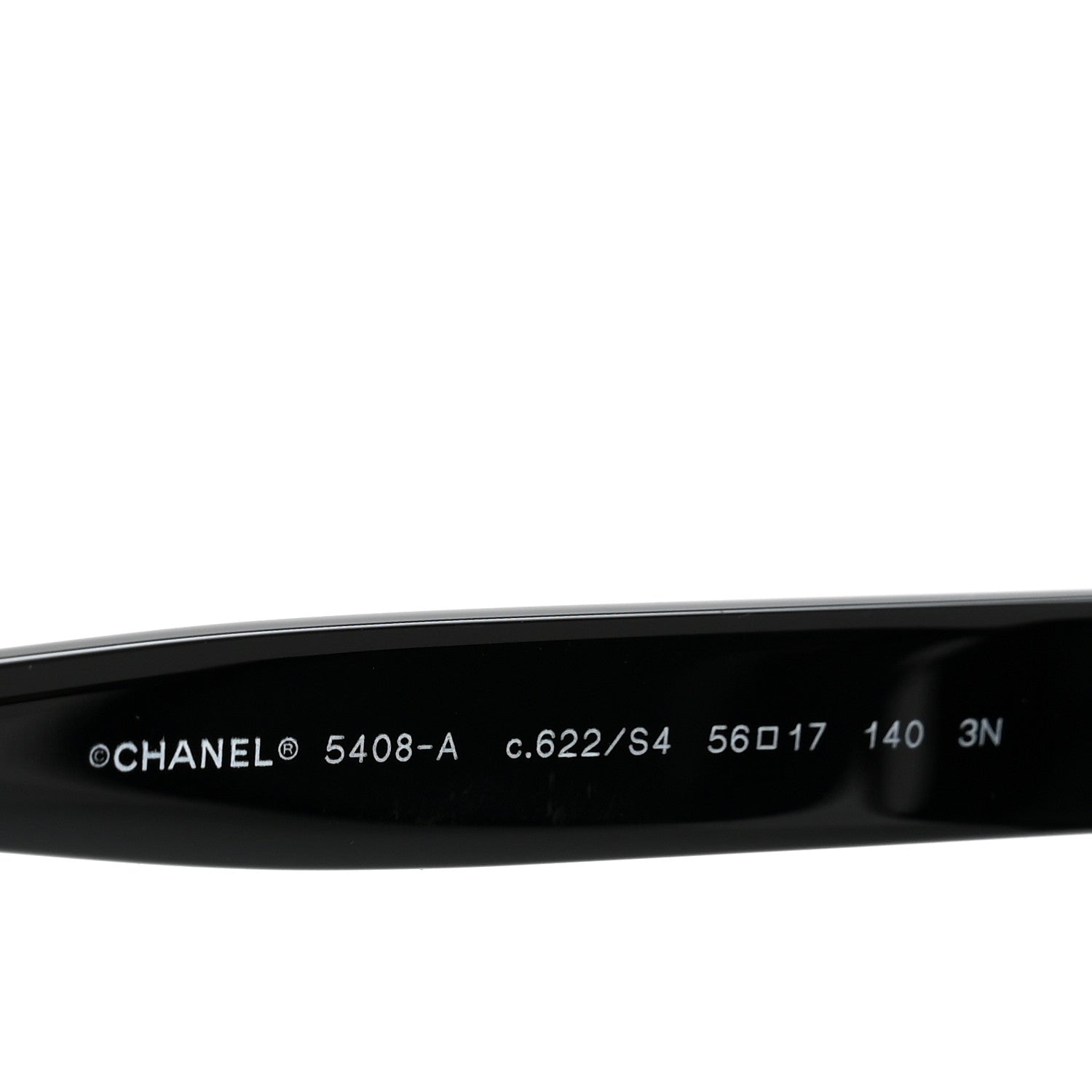 Chanel Acetate Square Sunglasses 5408-A Black 5 of 7