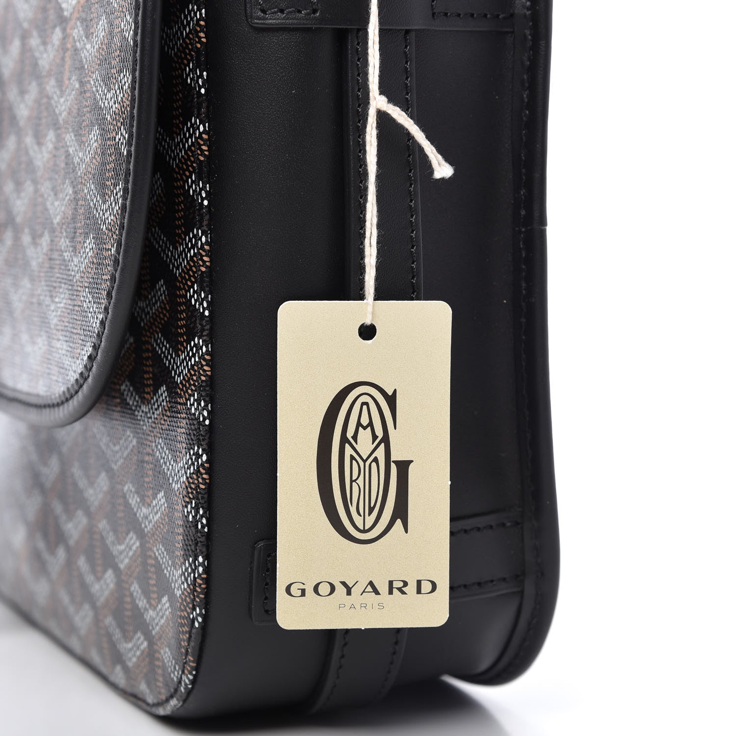 Goyard Goyardine Belvedere II MM Messenger Bag Black 10 of 10