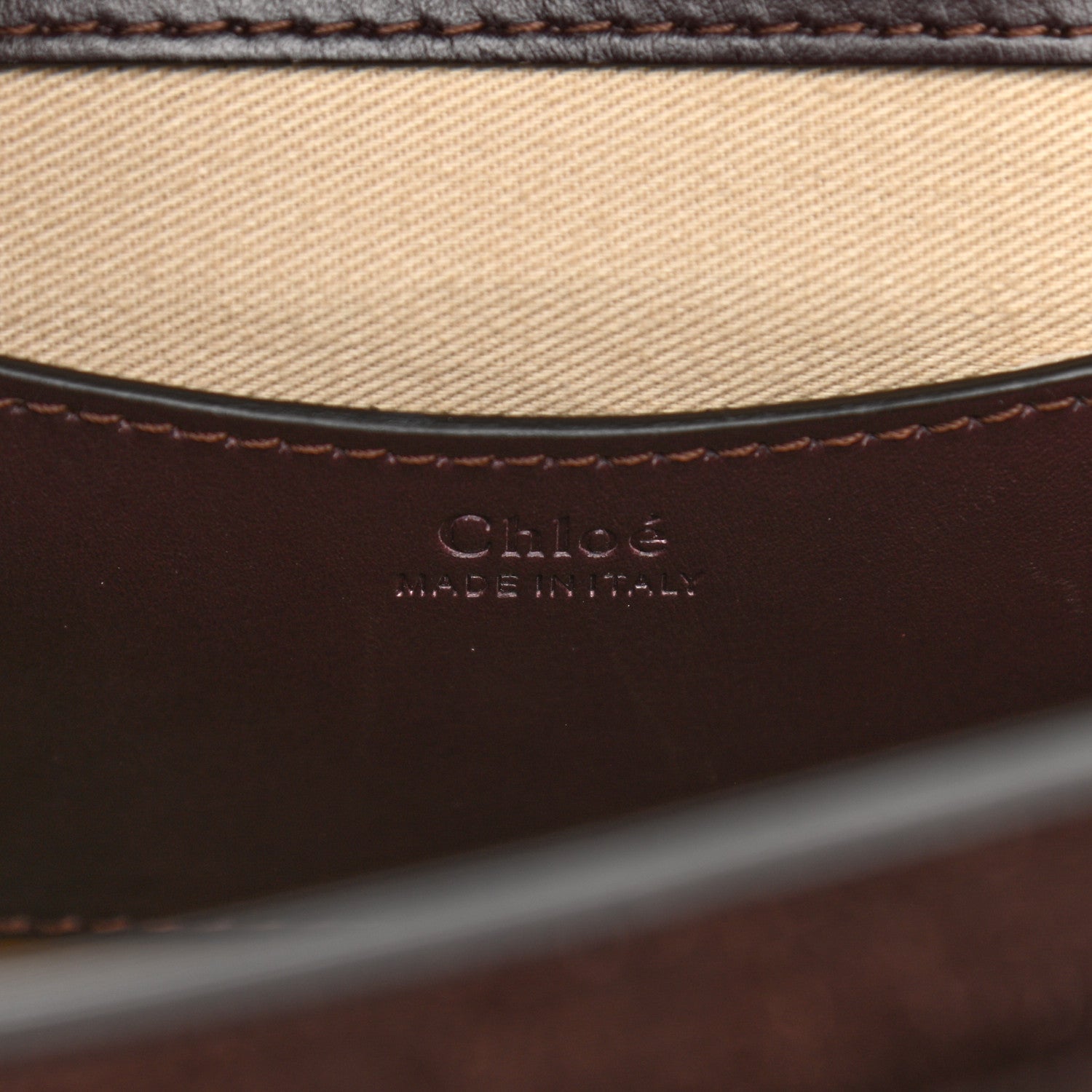 Chloe Calfskin Large Tess Bag Raisin 6 of 11