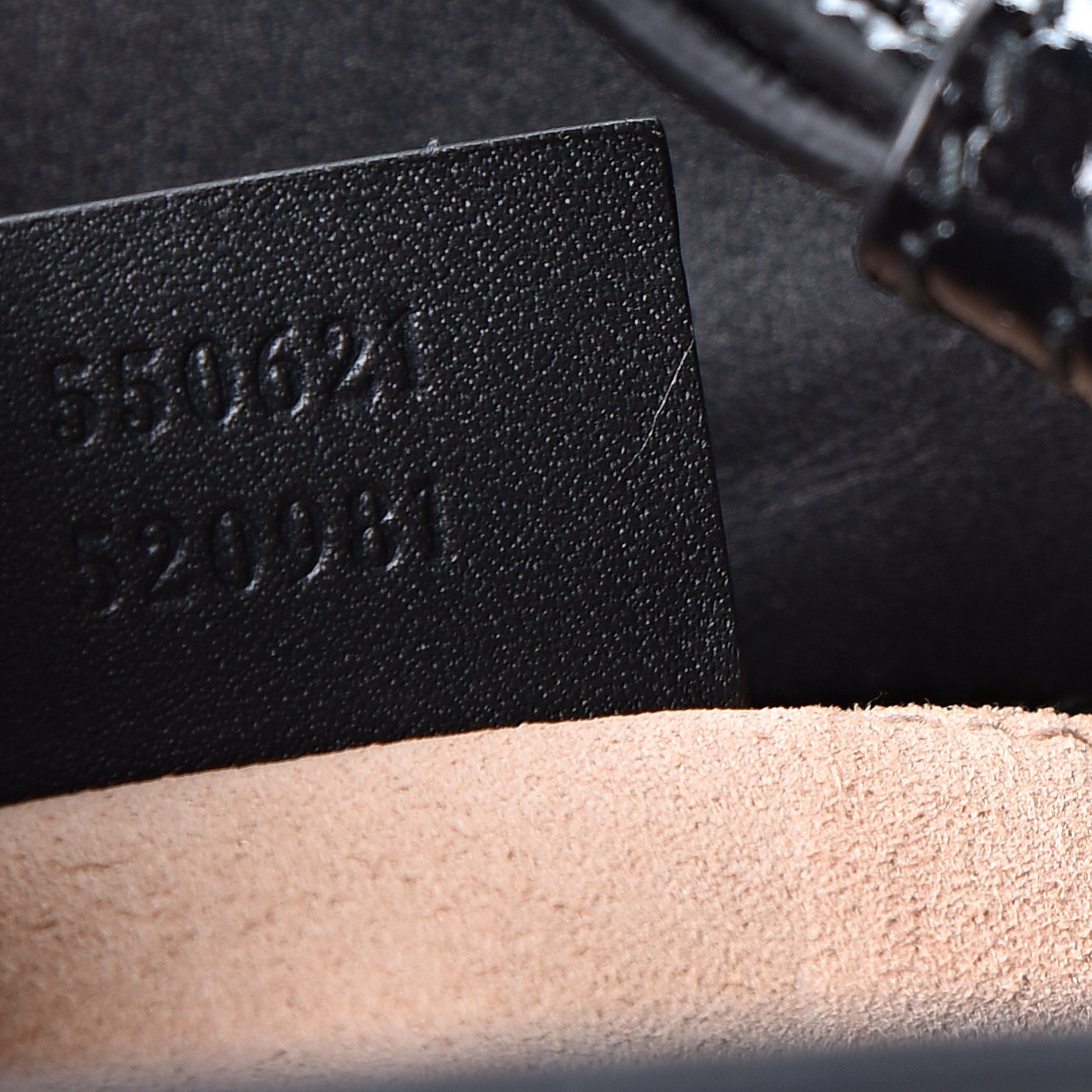 Suede Patent Web Small Ophidia Bucket Bag Hibiscus Red Black