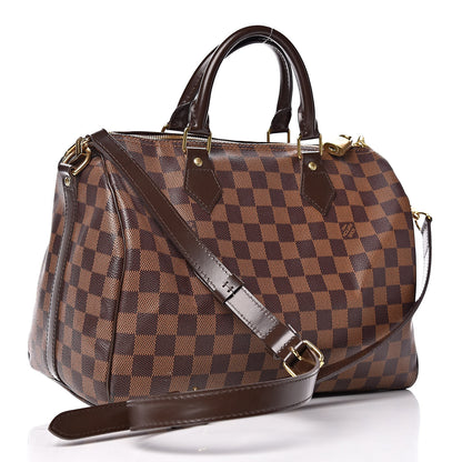 Louis Vuitton Damier Ebene Speedy Bandouliere 30 3 of 11