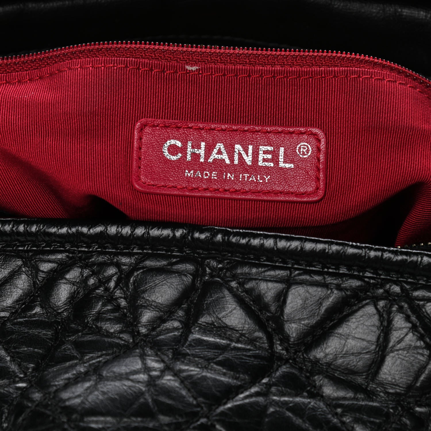 Chanel Aged Calfskin Quilted Large Gabrielle Hobo Black 7 of 13