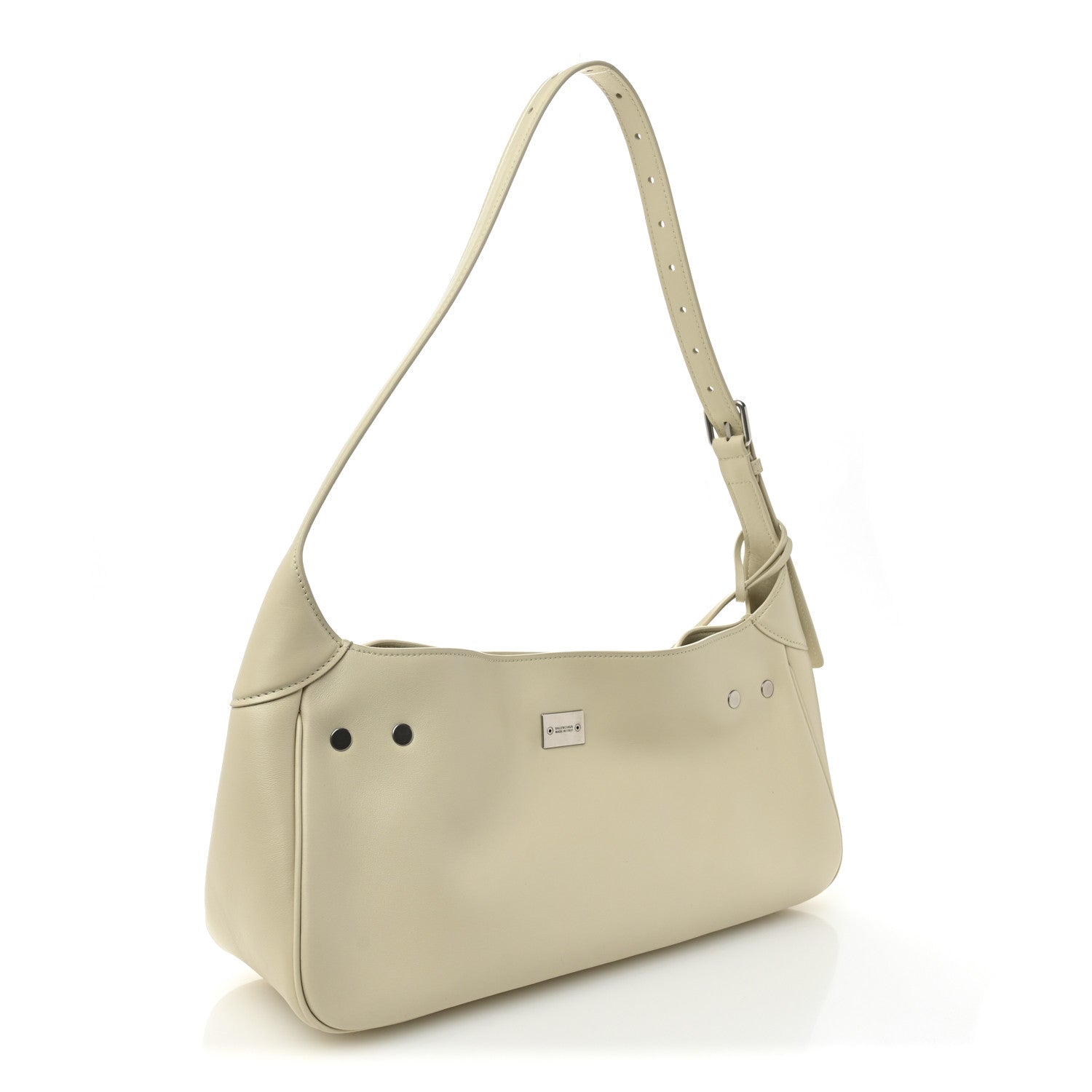 Balenciaga Smooth Calfskin Small Bel Air Shoulder Bag Soya 3 of 9