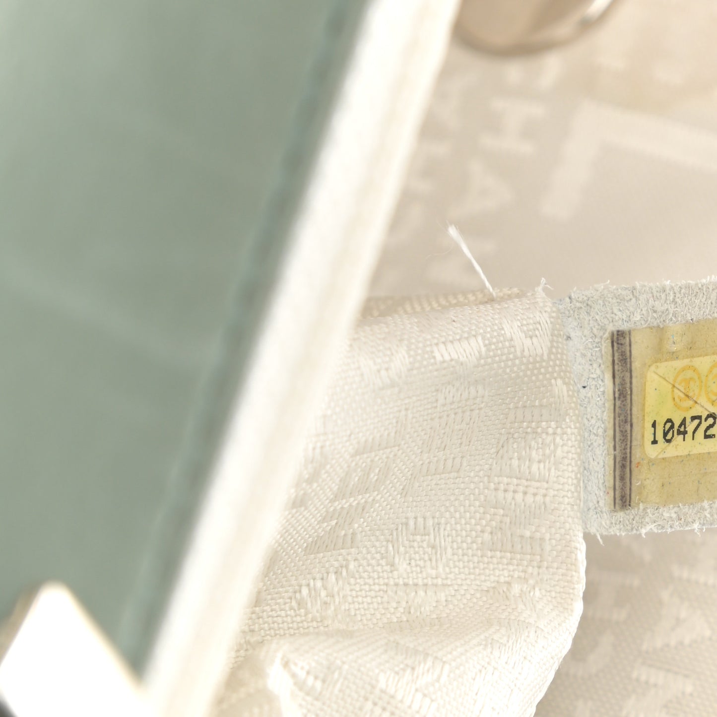 Lambskin Quilted Lady Graphic Flap Green