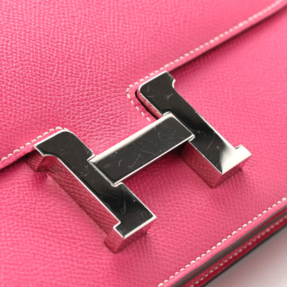 Hermes Epsom Constance Elan 25 Rose Tyrien 12 of 12