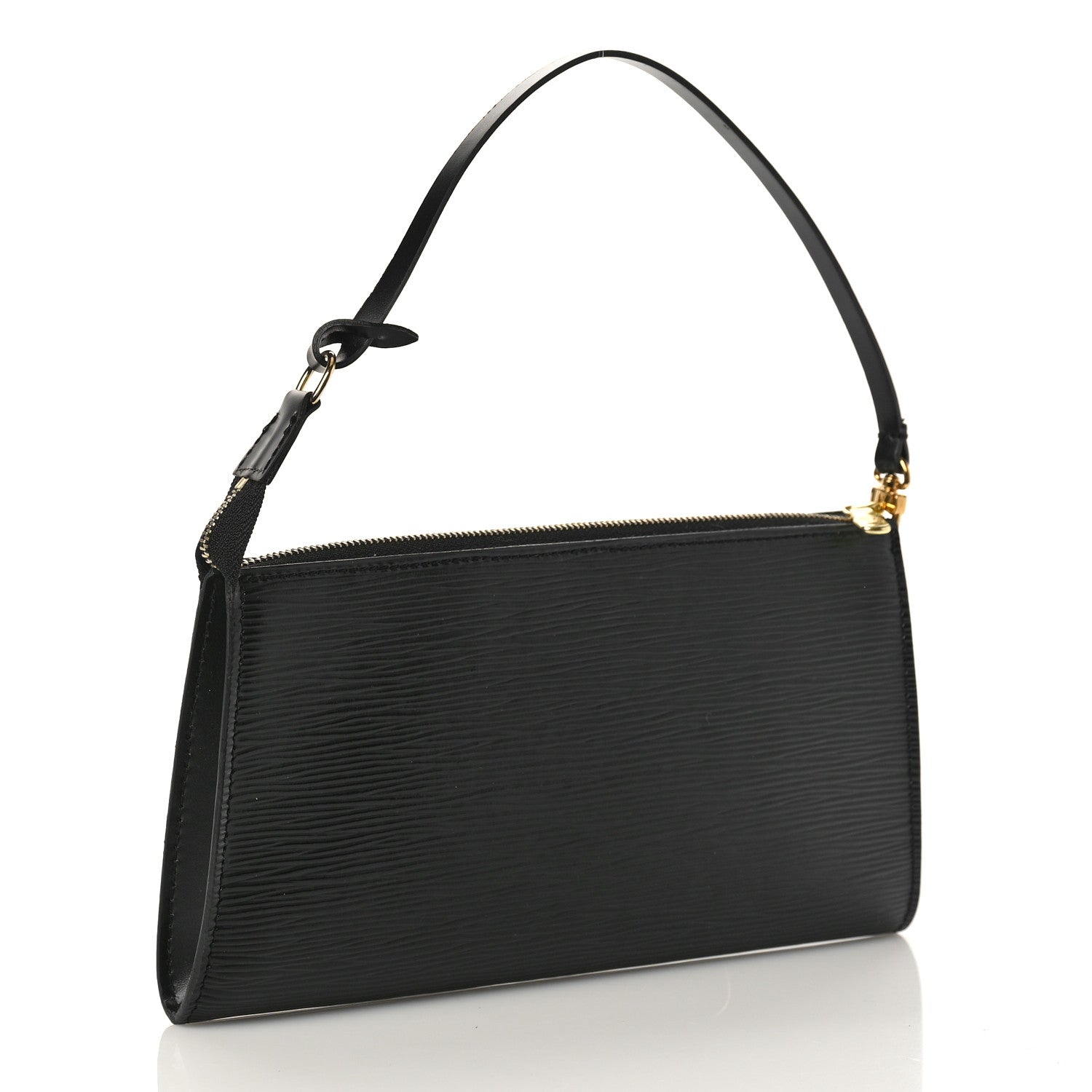 Louis Vuitton Epi Pochette Accessories 24 Black 3 of 8