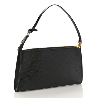 Louis Vuitton Epi Pochette Accessories 24 Black 3 of 8