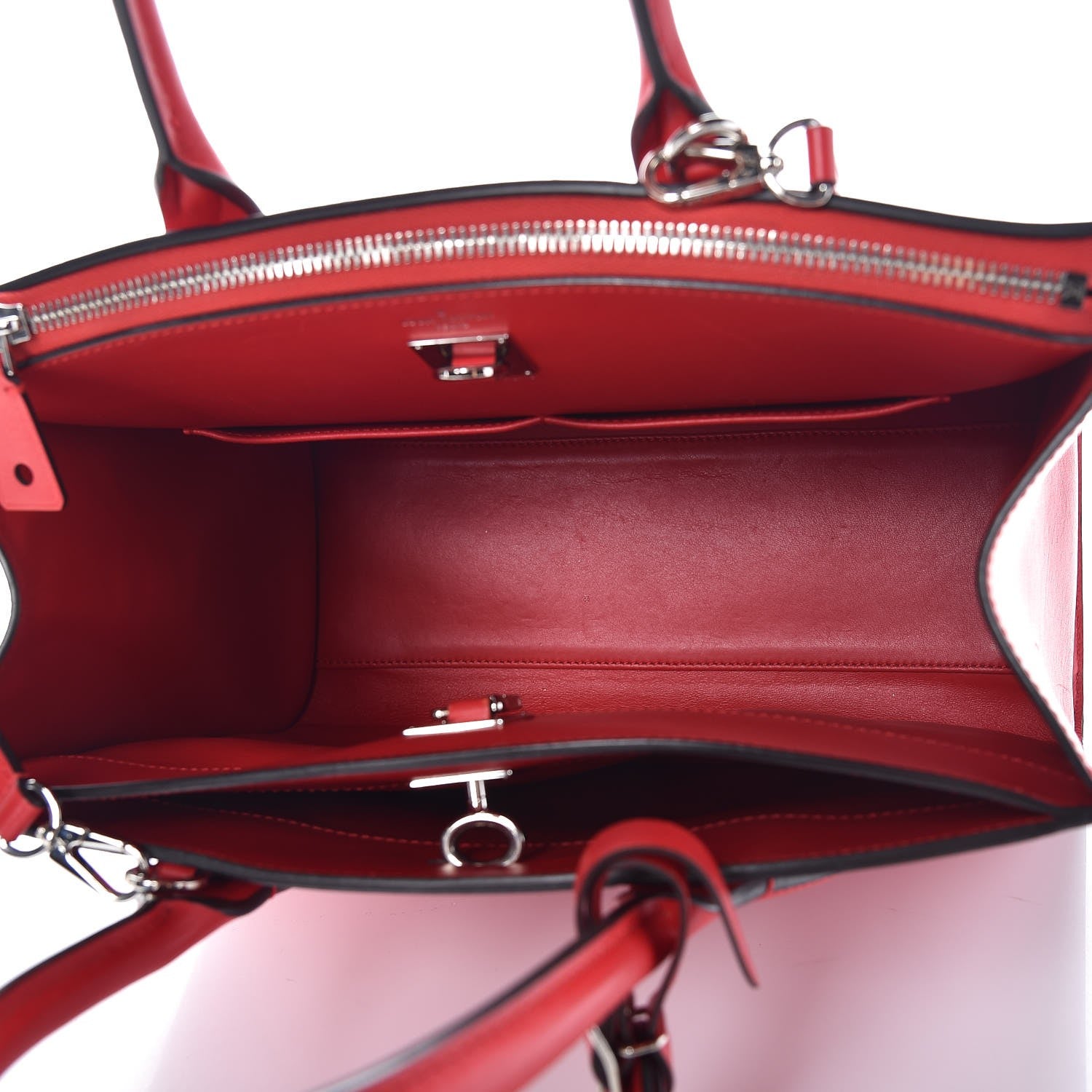 Louis Vuitton Veau Satin City Steamer MM Rubis 6 of 10
