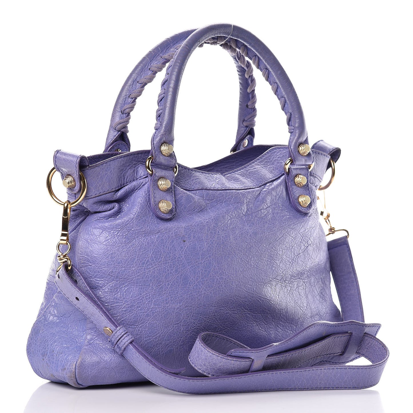 Agneau Giant 12 Gold Hardware Town Mauve Light Mauve