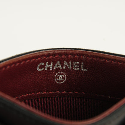 Chanel Lambskin Quilted Card Holder Black 6 of 8