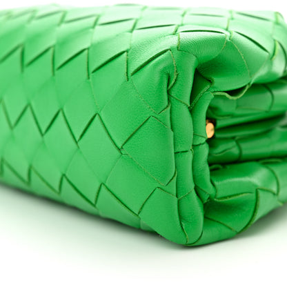 Bottega Veneta Nappa Intrecciato The Mini Pouch Clutch Parakeet 11 of 12