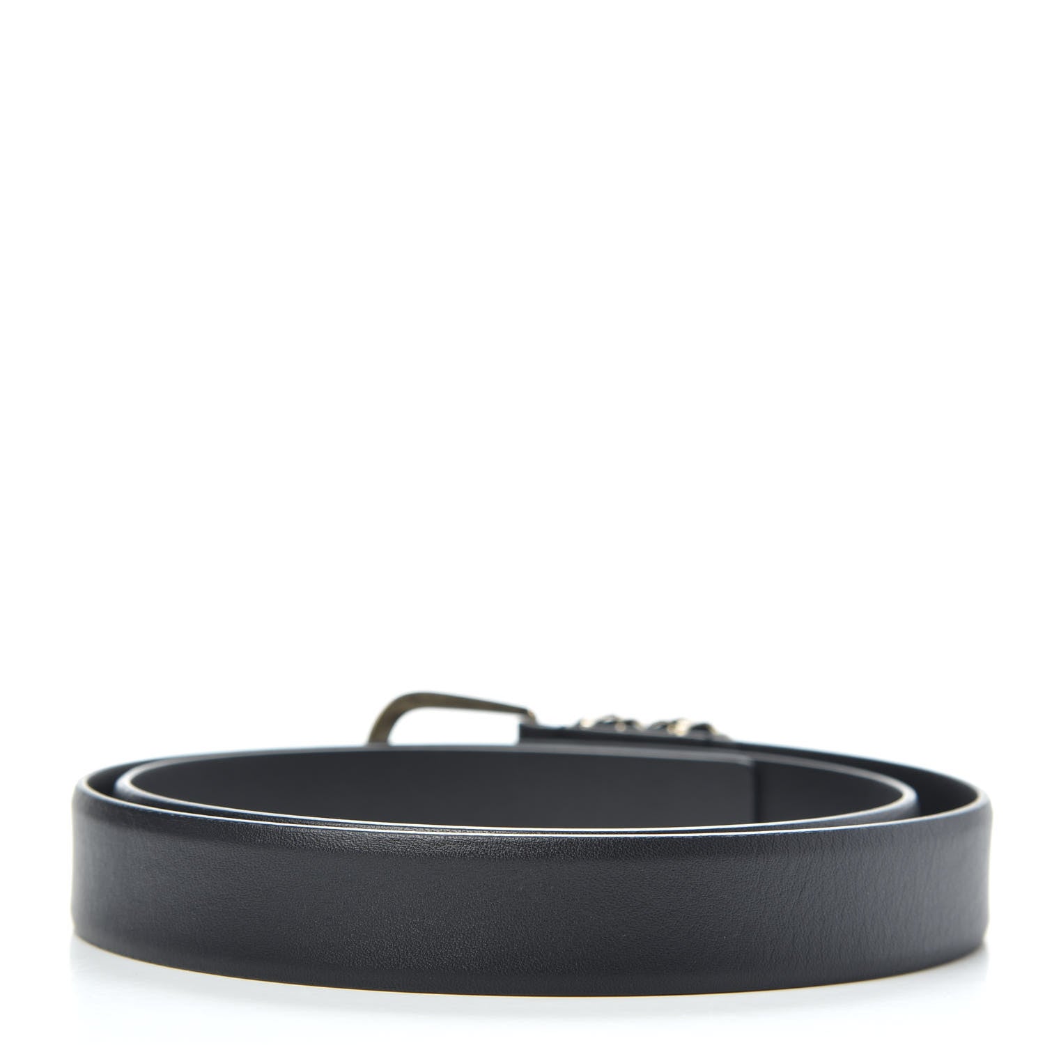 Chanel Calfskin CC Chain Belt 85 34 Black 2 of 5
