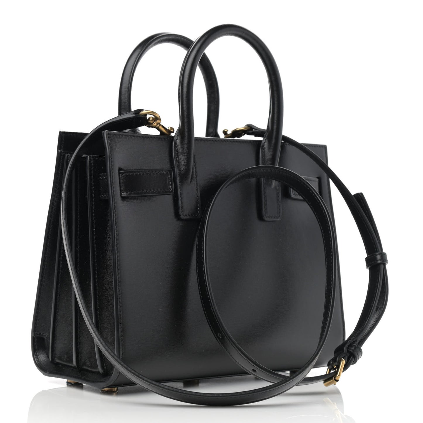 Calfskin Nano Sac De Jour Black