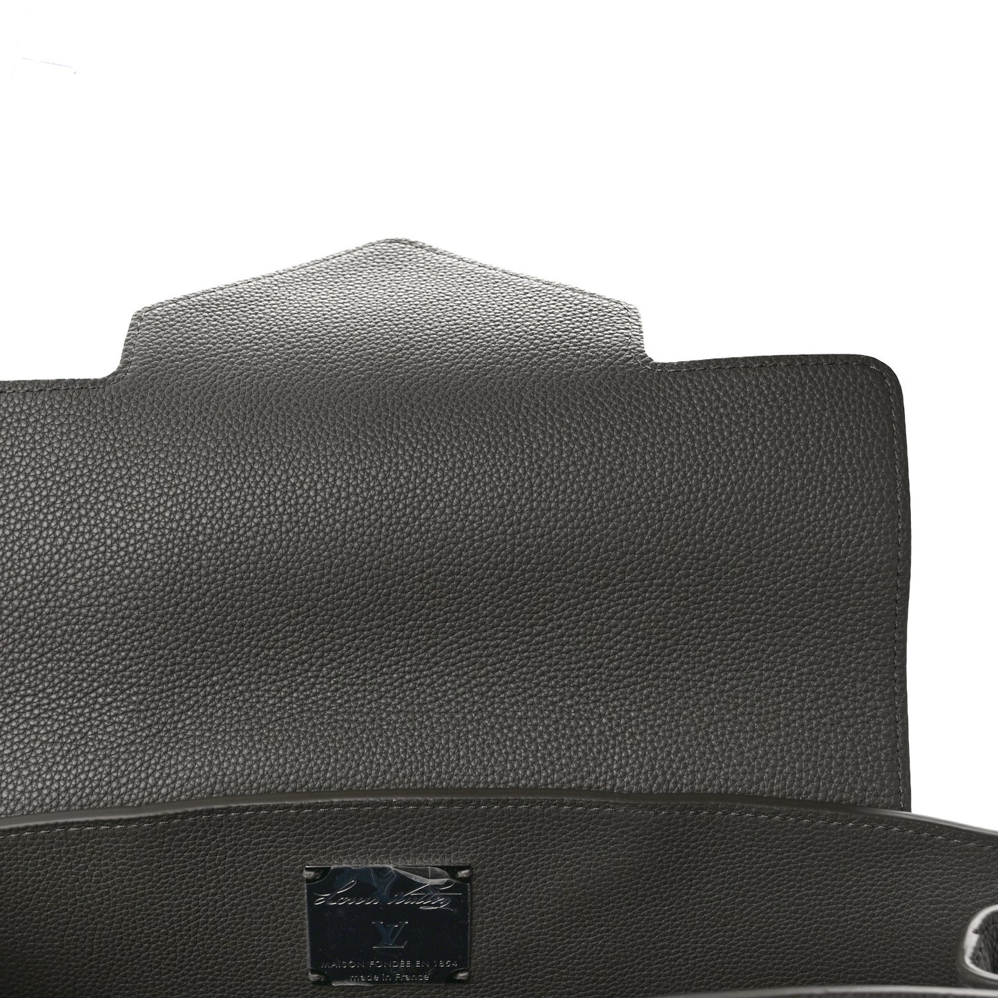Millesime Calfskin Georges Tote MM Khaki