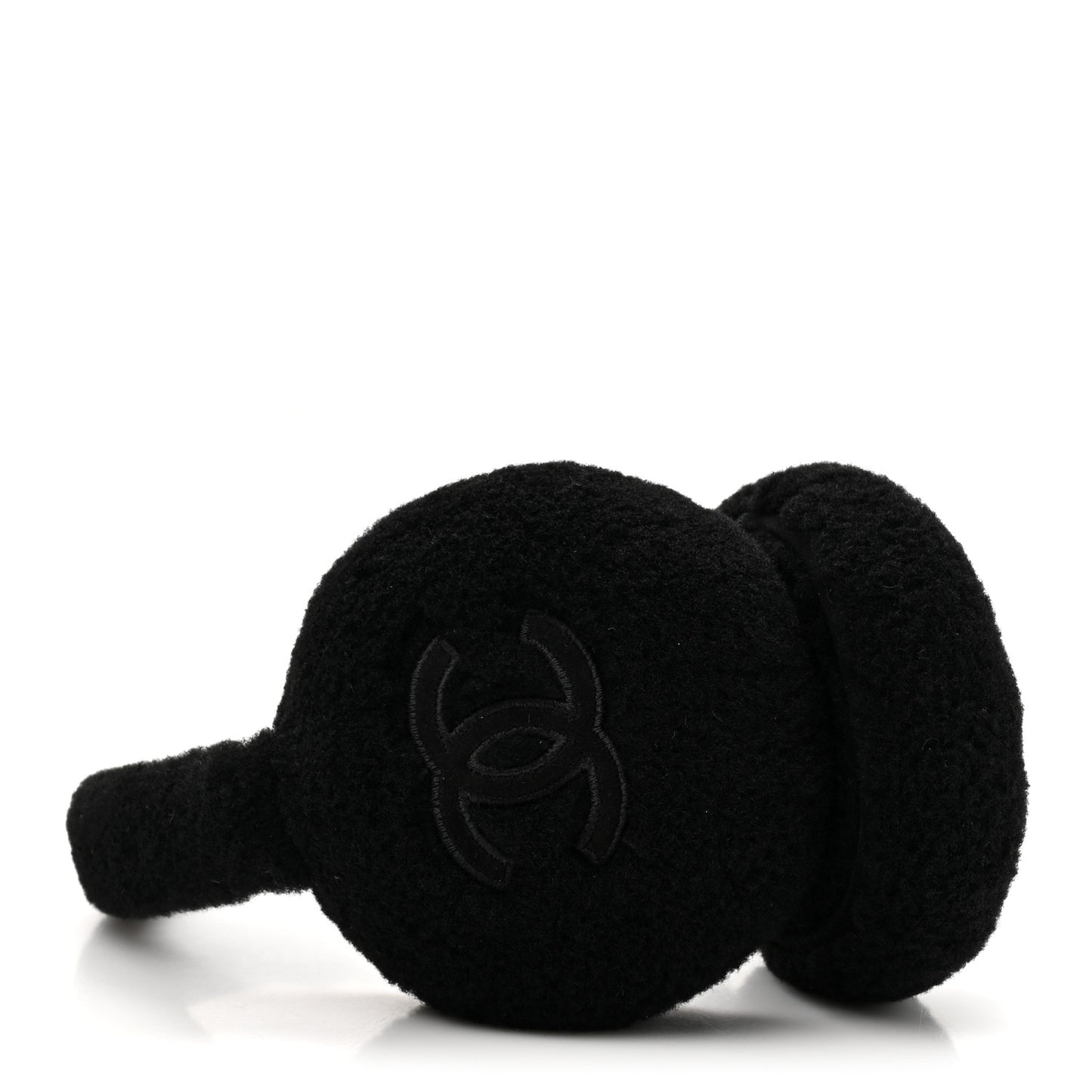 Shearling CC Ear Muffs Black