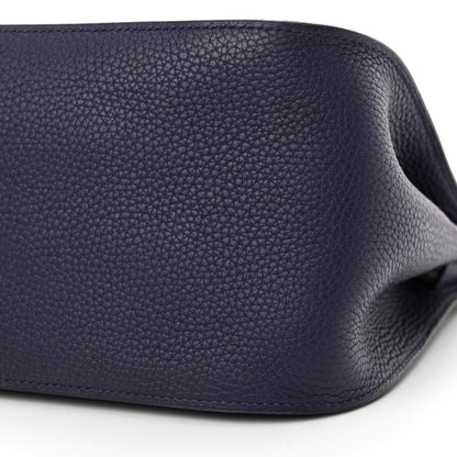 Hermes Taurillon Clemence Jypsiere 31 Bleu Encre 10 of 13