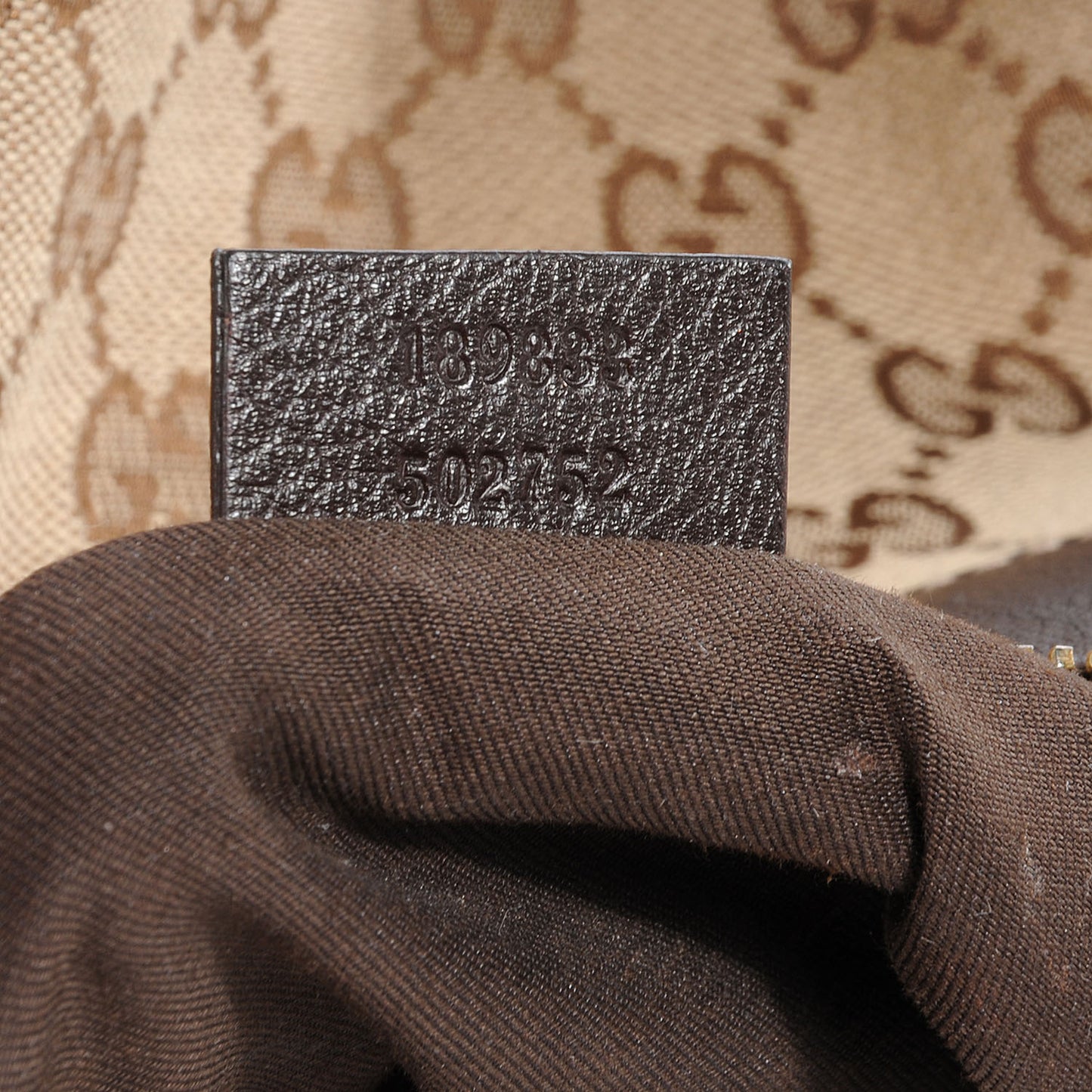 Monogram D Gold Hobo Ebony