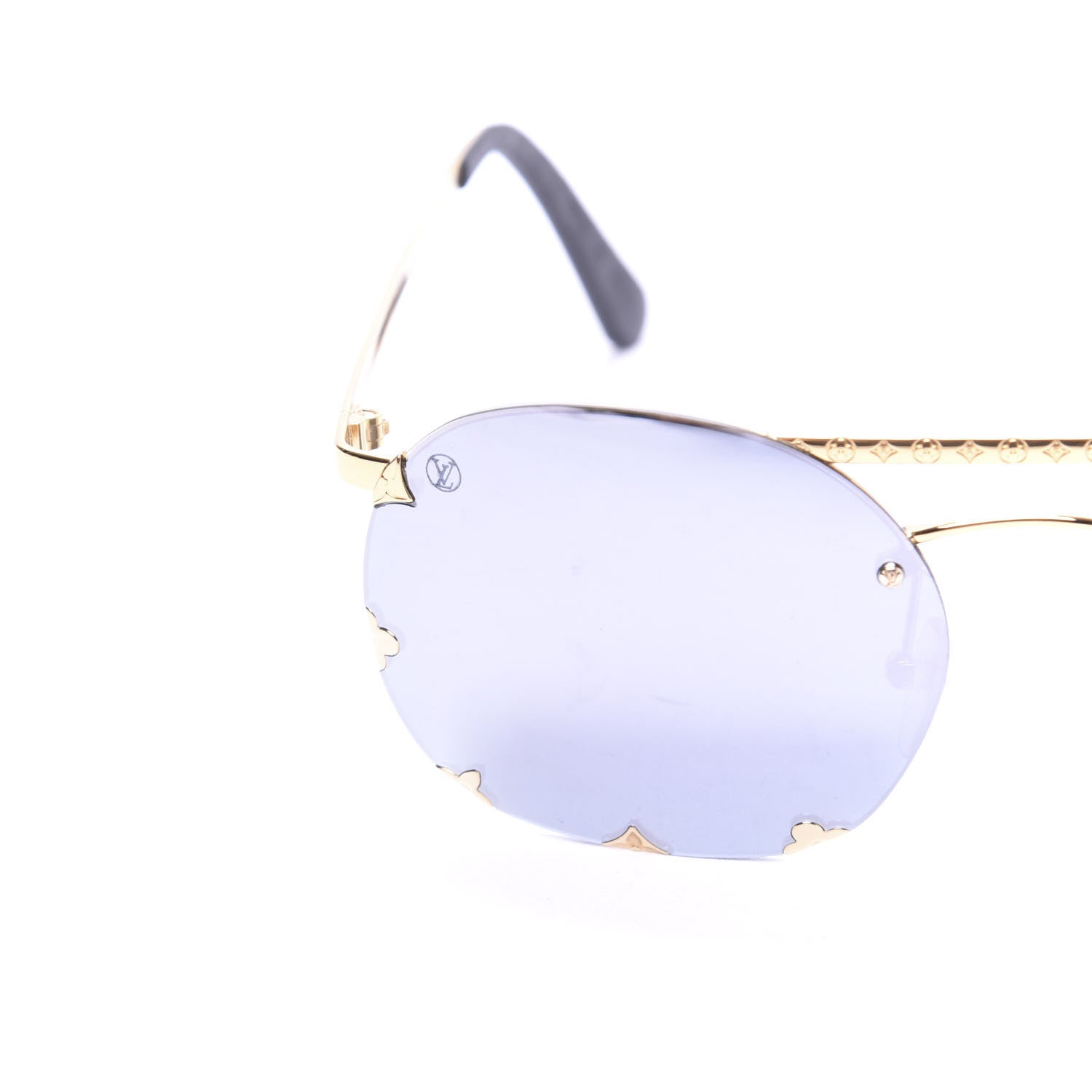 Louis Vuitton Round Diva Sunglasses Z0959U Silver 7 of 8