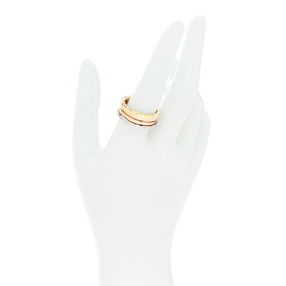 Bulgari 18K Rose White Yellow Gold B.Zero1 Three-Band Ring 60 9 2 of 6