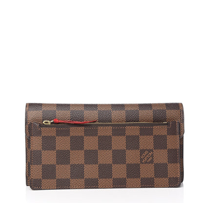 Louis Vuitton Damier Ebene Josephine Wallet Red 7 of 7