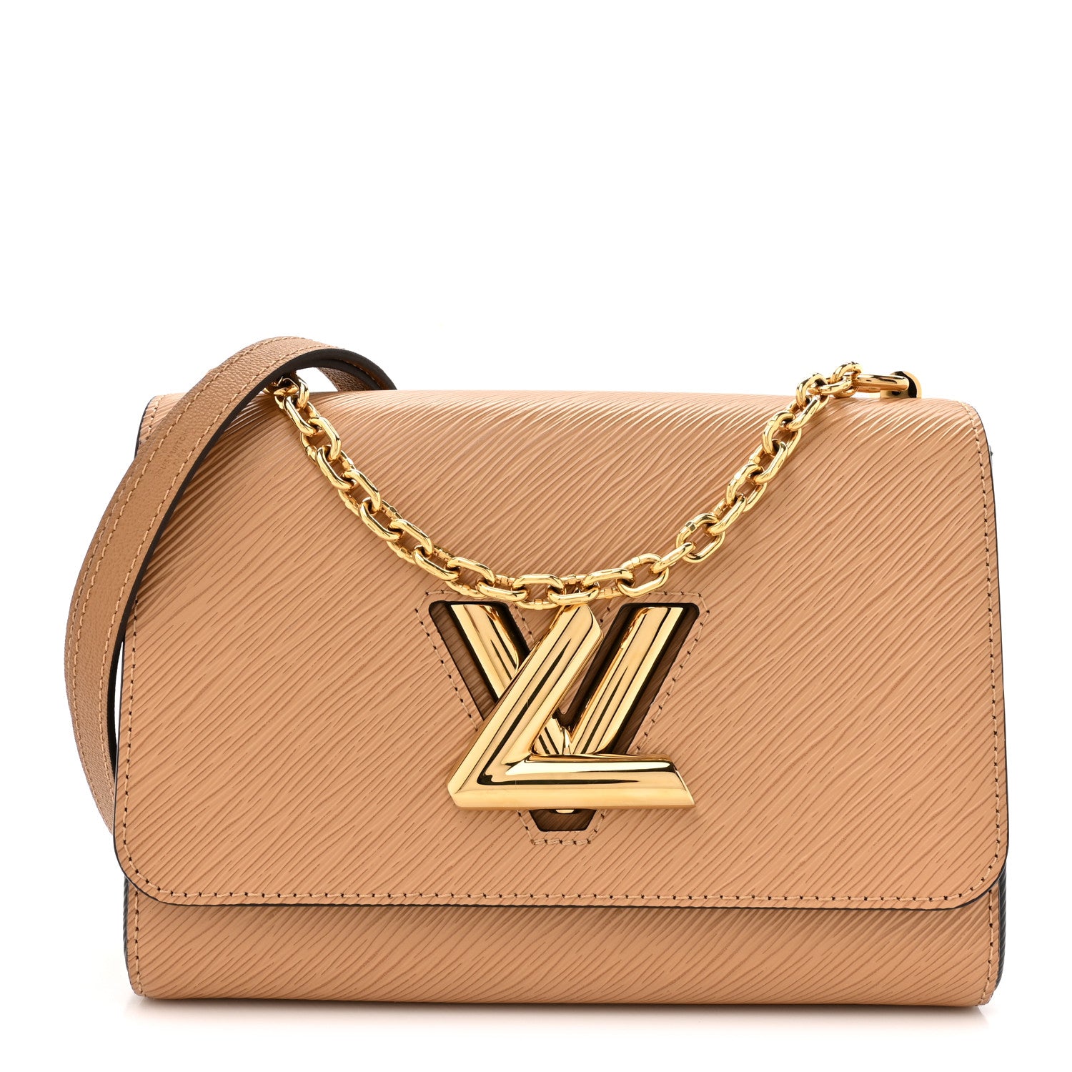 Louis Vuitton Epi Twist Shoulder Bag MM Camel 1 of 11