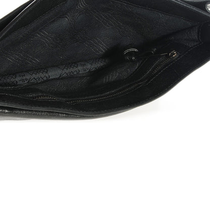 Proenza Schouler Lux Leather PS1 Pochette Clutch Black 5 of 10