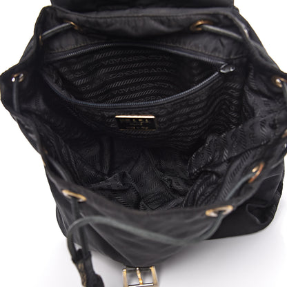 Prada Tessuto Nylon Vela Chain Backpack Black 4 of 17