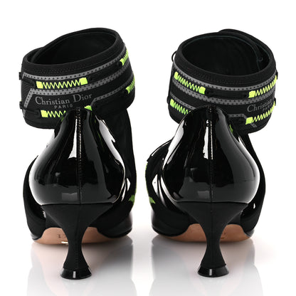 Christian Dior Patent 62-22 Pumps 40 Black Green 6 of 11