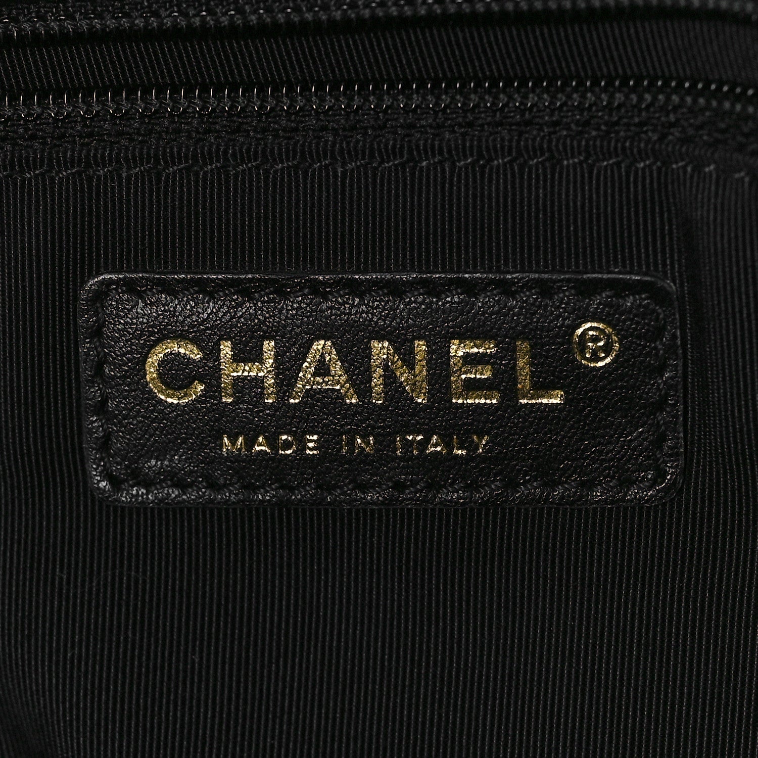 Chanel Calfskin Cerf Executive Shopper Tote Black 6 of 11