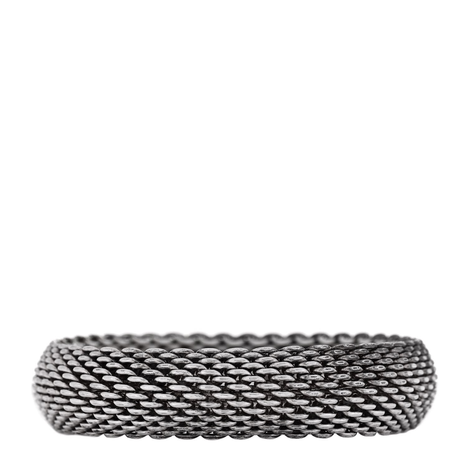 Tiffany Sterling Silver Somerset Mesh Bracelet 1 of 3