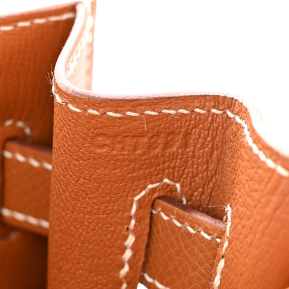 Hermes Epsom Kelly Sellier 32 Gold 7 of 12