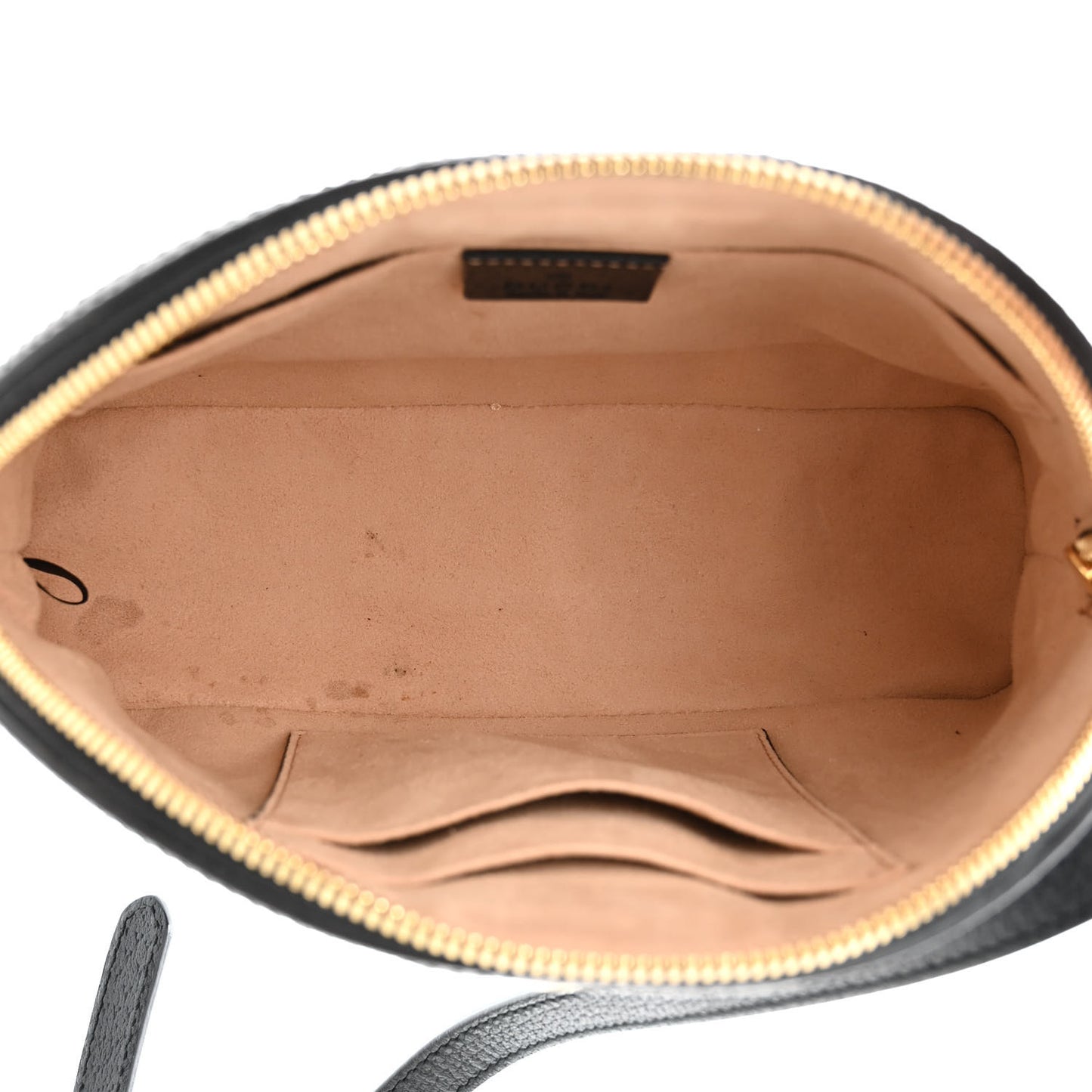 Calfskin GG Web Small Ophidia Dome Shoulder Bag Black