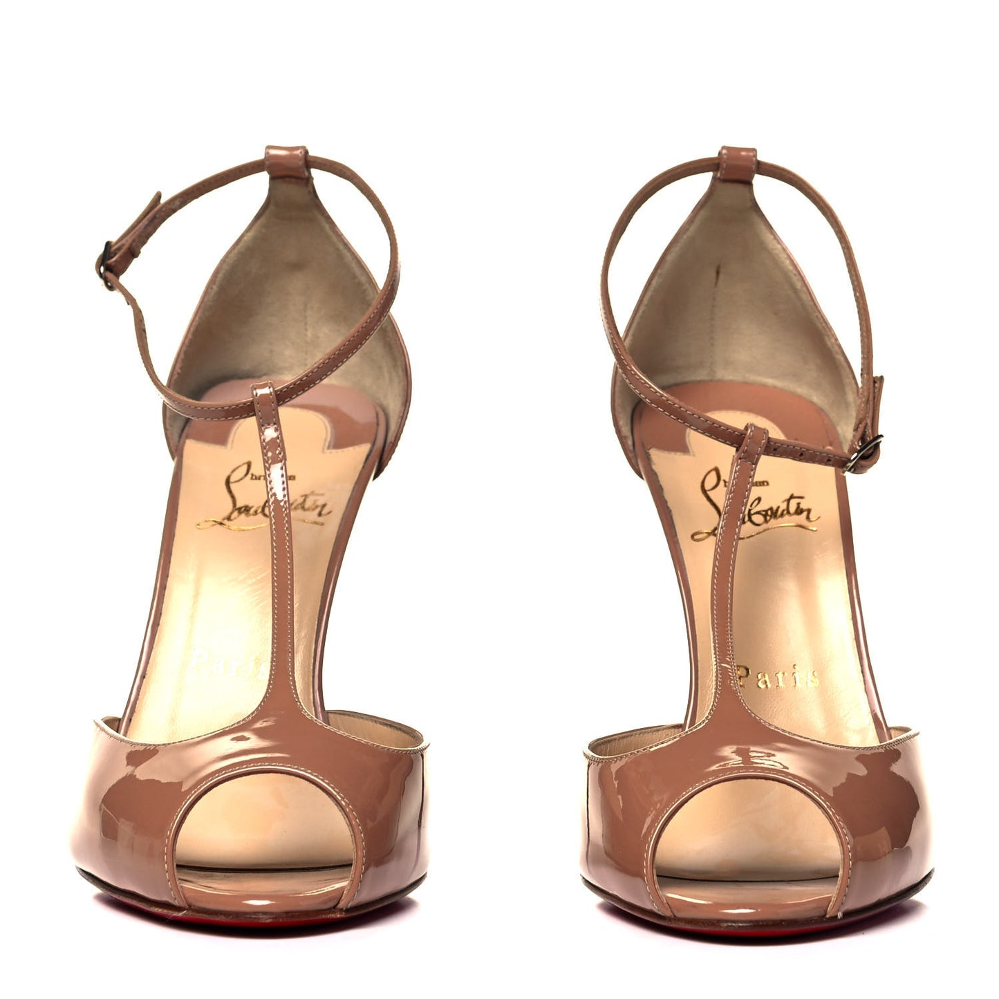 Patent Senora 100 Sandals 38 Nude