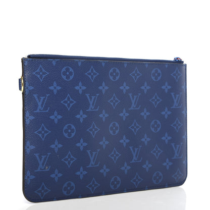 Louis Vuitton Monogram Cabas Light Pochette Pacific Blue 3 of 9