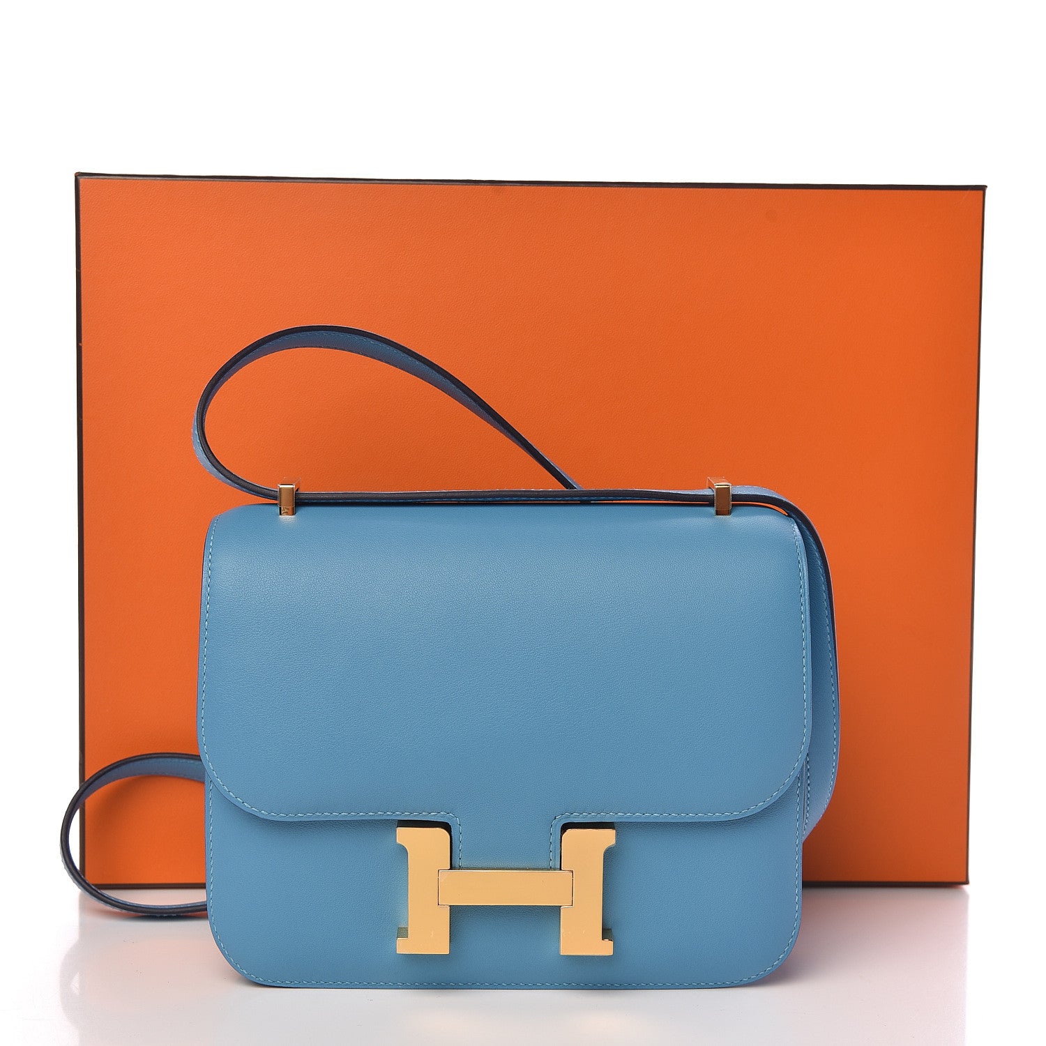 Hermes Swift Constance 18 Bleu Du Nord 21 of 21