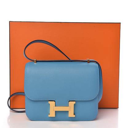 Hermes Swift Constance 18 Bleu Du Nord 21 of 21