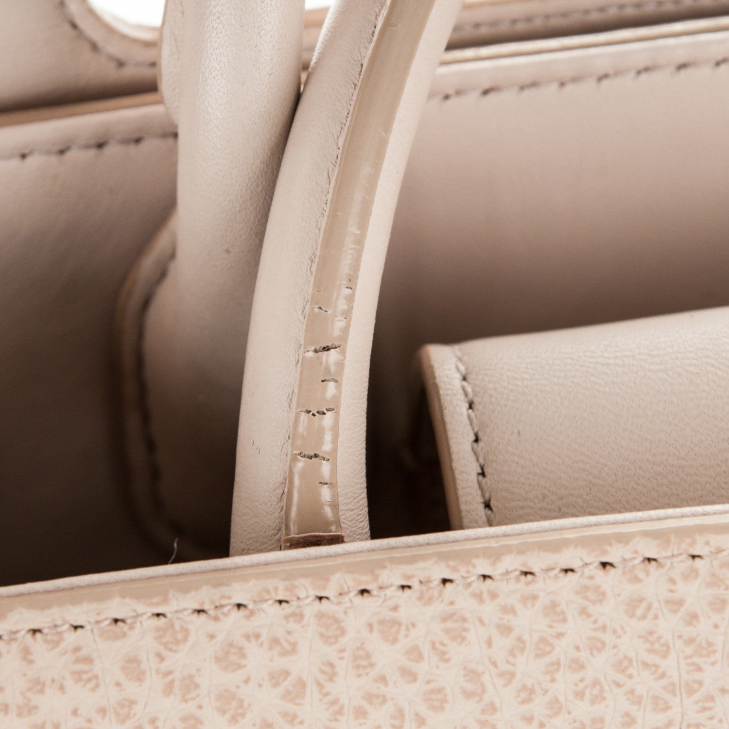 Christian Dior Grained Calfskin Medium Diorever Flap Tapioca 8 of 14
