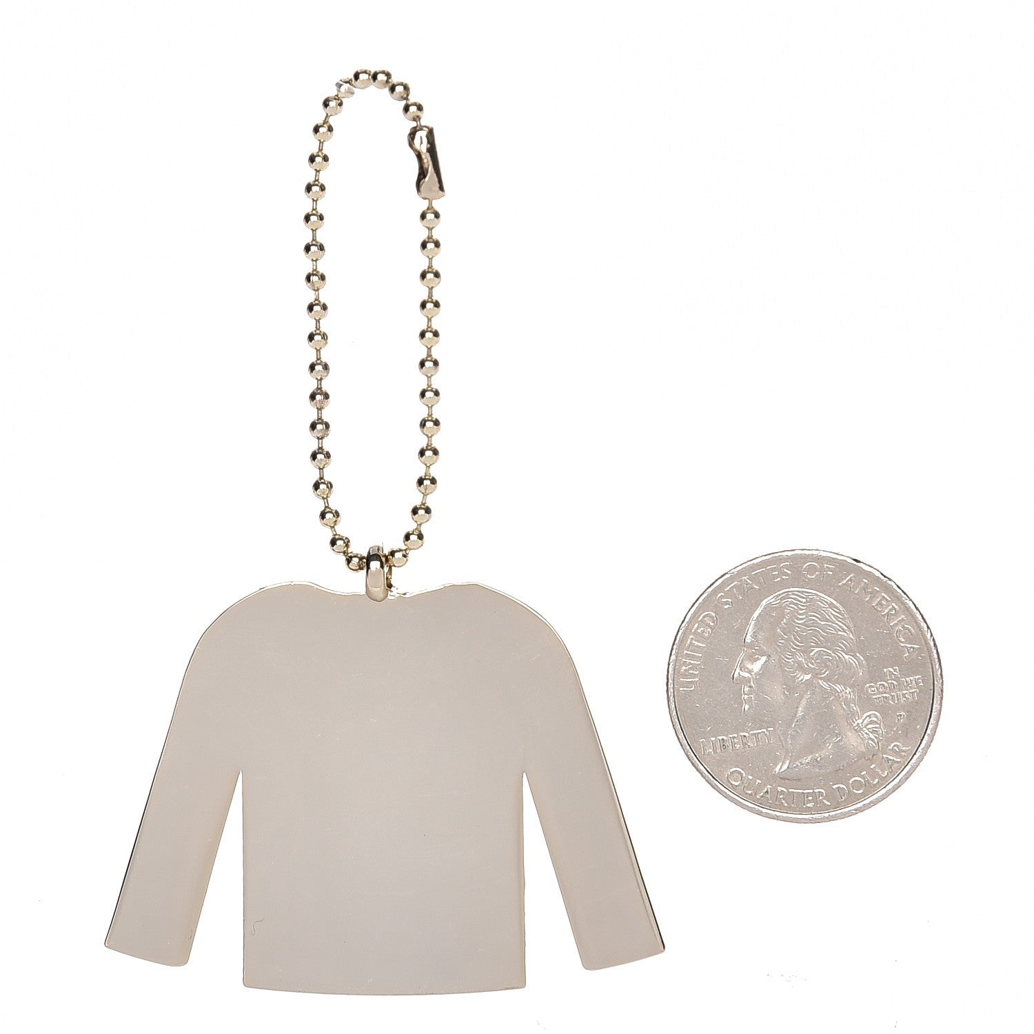 Chanel Pearl Enamel Blazer Jacket Charm 2 of 2