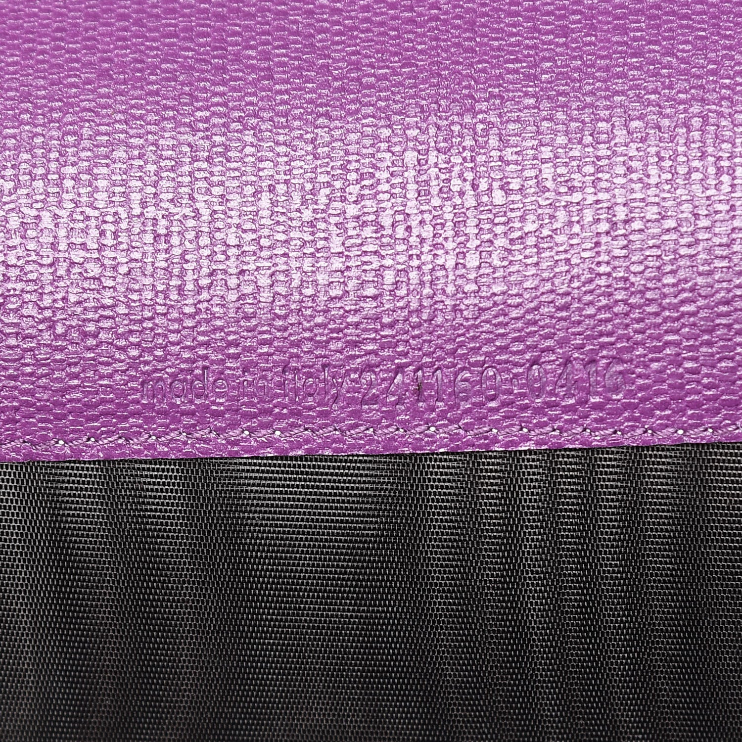 Saint Laurent Textured Calfskin Classic Y Document Case Clutch Purple 6 of 9