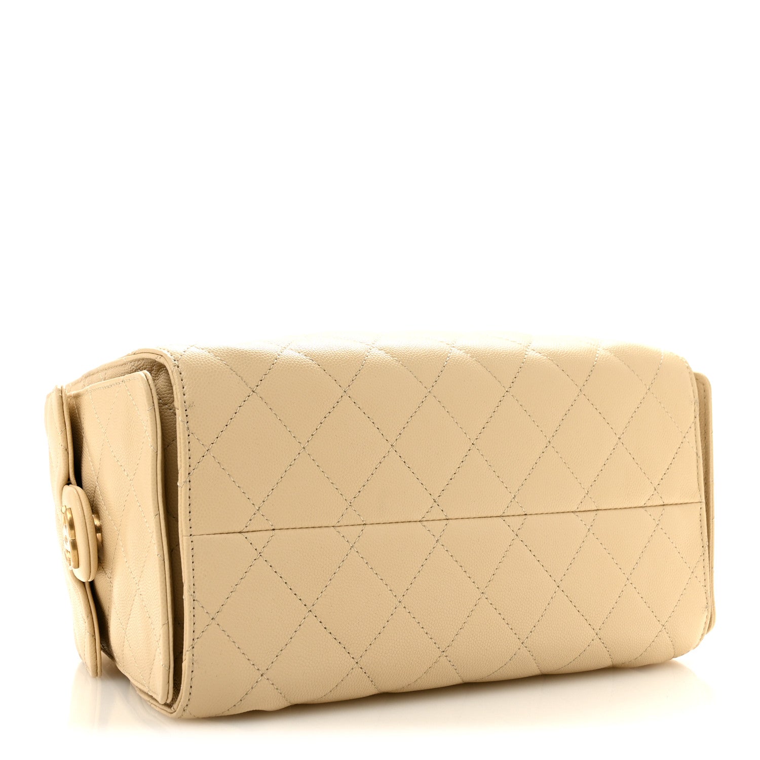 Chanel Caviar Quilted Small Chanel 25 Handbag Beige 4 of 10