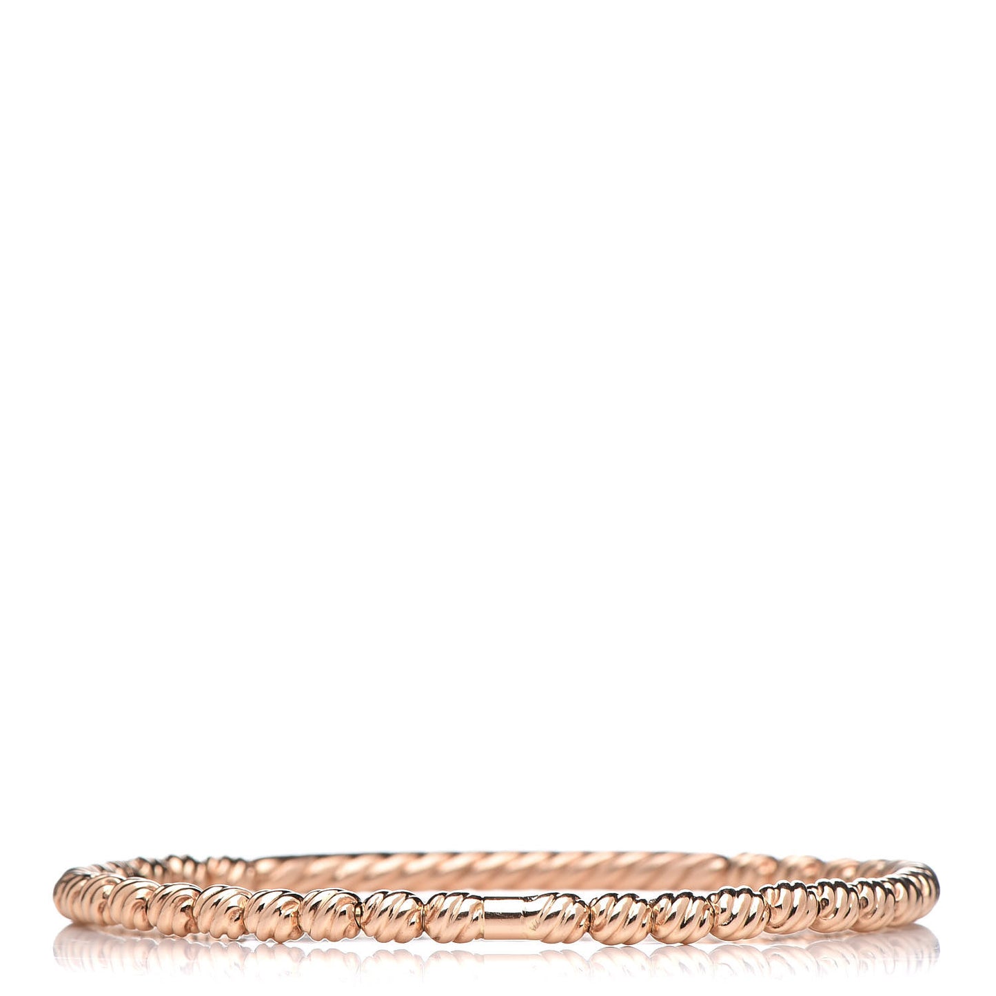 18K Rose Gold Diamond Petite Pave Flex Bracelet
