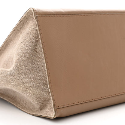 Celine Smooth Calfskin Linen Medium Tri-Color Trapeze Taupe 7 of 15