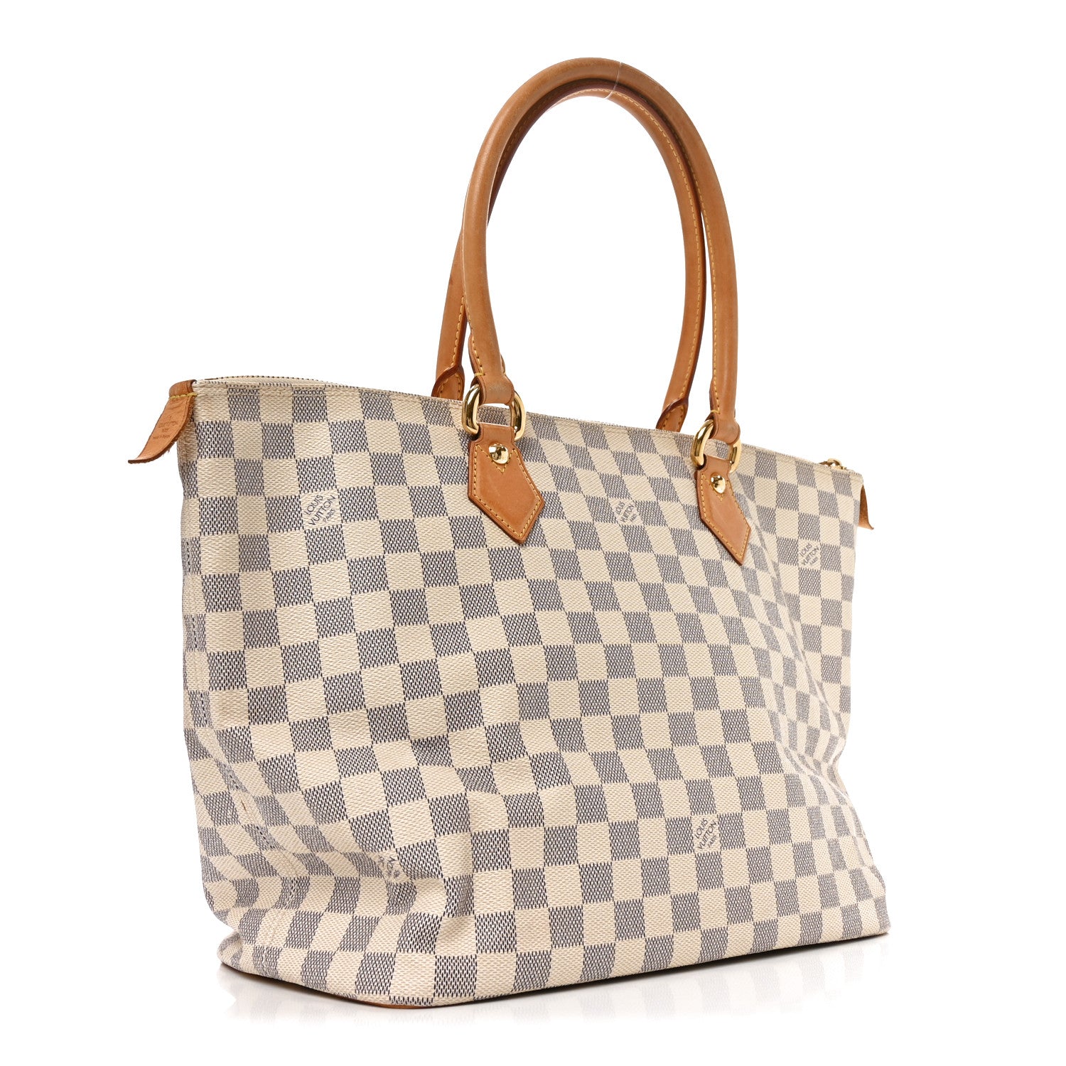 Louis Vuitton Damier Azur Saleya MM 3 of 11