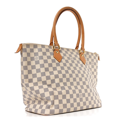 Louis Vuitton Damier Azur Saleya MM 3 of 11