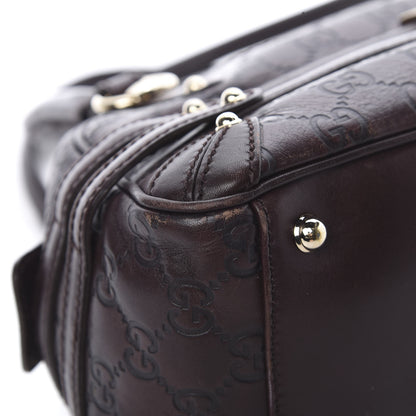 Gucci Guccissima Medium Wave Boston Dark Brown 12 of 17