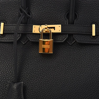 Hermes Togo Birkin 25 Black 34 of 35